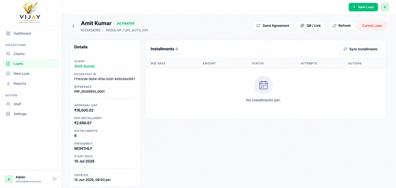 Loan Details
